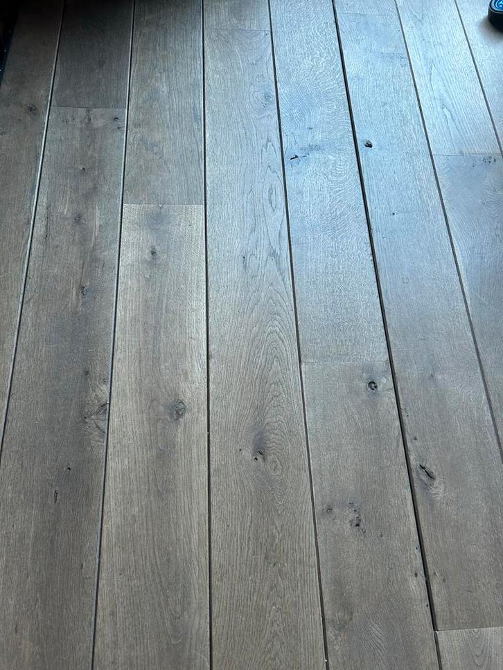 Mooie Eiken Vloerdelen circa 47m2, Doe-het-zelf en Verbouw, Vloerdelen en Plavuizen, Gebruikt, Vloerdelen of -planken, Hout, 150 cm of meer