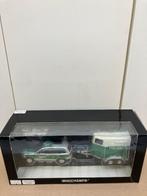 Volkswagen Touareg met Paardentrailer "Polizei"  Minichamps, Hobby en Vrije tijd, Modelauto's | 1:43, Ophalen of Verzenden, Gebruikt