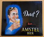 Amstel Bier - Metalen reclamebord, Verzamelen, Reclamebord, Ophalen