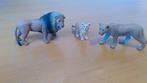 Schleich familie leeuw, leeuwin, leeuwenwelp., Ophalen of Verzenden, Zo goed als nieuw, Paard, Beeldje of Figuurtje