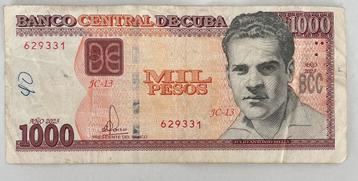 Cuba 1.000 Pesos 2023 gebruikte staat
