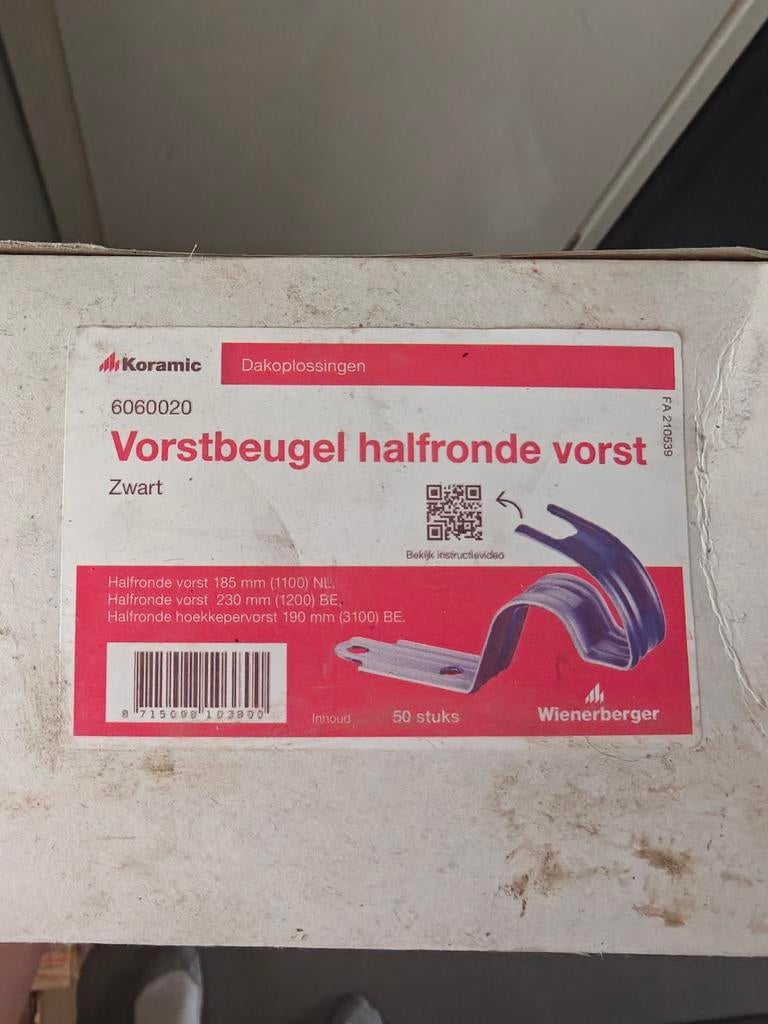 Koramic vorstbeugels zwart, Ophalen of Verzenden, Nieuw