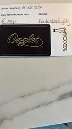 Restaurant Onglet diner Bon van 150 euro, Twee personen, Cadeaubon, Overige typen