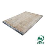 Gebruikte Steenschotten 140 x 110 x 5 cm, Doe-het-zelf en Verbouw, Hout en Planken, Ophalen, Gebruikt, Minder dan 25 mm, Pallet