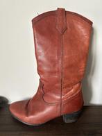 Mooie halfhoge laarzen ( Western look)bruin/rood, Hoge laarzen, Overige kleuren, Ophalen of Verzenden, Zo goed als nieuw