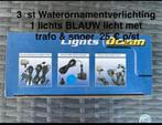 Blauwe Vijververlichting - 1 Licht nieuw, Kunststof, Gebruikt, Minder dan 50 watt, Ophalen of Verzenden