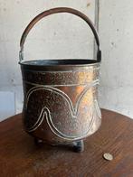 Oosterse bronzen ketel / rituele pot — ca. 1900-1950, Antiek en Kunst, Antiek | Koper en Brons, Ophalen of Verzenden, Brons