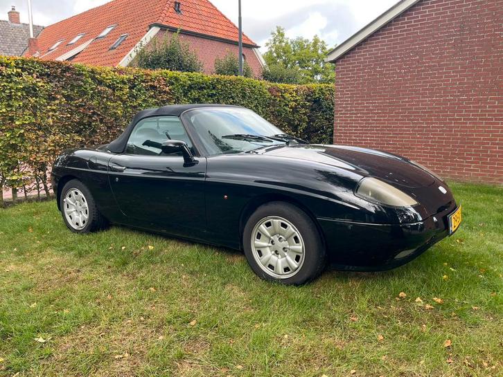Fiat Barchetta oldtimer 1995, Auto's, Fiat, Particulier, Cabriolet, Handgeschakeld, Geïmporteerd, Zwart, Zwart, Ophalen