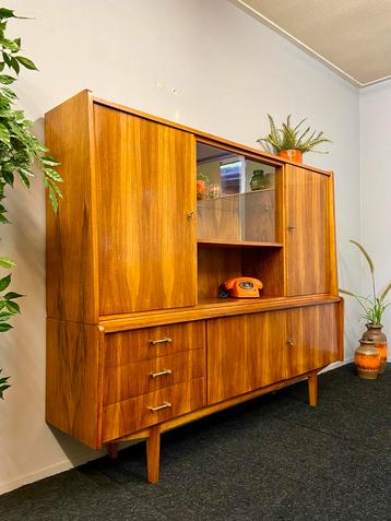 vintage highboard jaren 60/70 retro design dressoir  kast beschikbaar voor biedingen