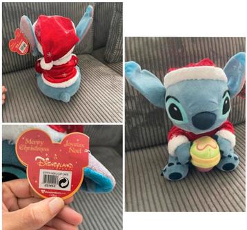 Nieuw! Disneyland Paris kerst knuffel Stitch met cup cake beschikbaar voor biedingen
