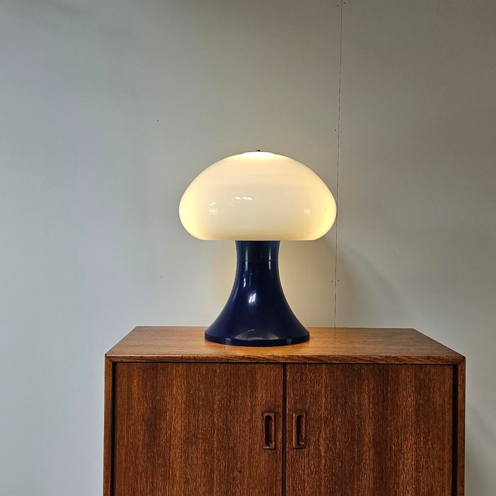 Vintage Space Age lamp, uniek, Kunststof, Gebruikt, Vintage, Ophalen of Verzenden