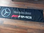 MERCEDES BENZ BANNER 45X180 MET BEVESTIGGINGS OGEN, Ophalen of Verzenden
