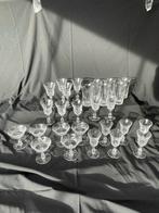 Vintage Kristal Val Saint Lambert Glendale - 27-delig, Antiek en Kunst, Ophalen