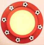 Prachtige Plafonniere voetbal rood/rood, Ophalen of Verzenden, Nieuw, Metaal, Trendy