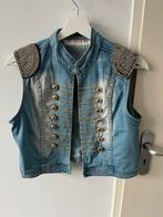 Gilet spijker., Kleding | Dames, Bodywarmers, Blauw, Maat 38/40 (M), Ophalen of Verzenden, Zo goed als nieuw