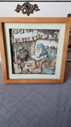 Anton Pieck Efteling 3D Prent kabouter in kabouter huisje, Verzamelen, Efteling, Ophalen of Verzenden, Zo goed als nieuw, Overige typen