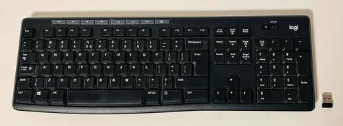 Logitech / Wireless Keyboard K270, Computers en Software, Toetsenborden, Zo goed als nieuw, Qwerty, Draadloos, Ergonomisch, Opvouwbaar