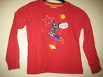 Rood shirt, 110/116, HEMA, Ophalen of Verzenden, Zo goed als nieuw, Jongen, Shirt of Longsleeve