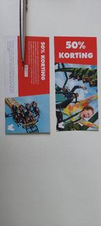 50% korting walibi holland, Twee personen, Kortingsbon, Pretpark