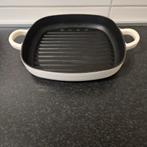 Smeg Gietijzeren Grillpan  - 26 x 26 cm NIEUW, Gietijzer, Nieuw, Ophalen of Verzenden, Keramische plaat
