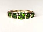 AnnaNina Vintage gouden ring diopside diopsiet maat 18, 18 tot 19, Ophalen of Verzenden, Zo goed als nieuw, Dame