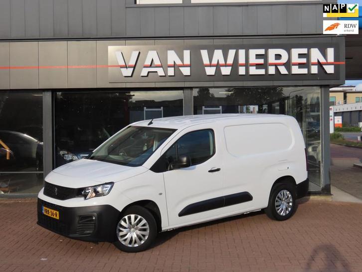 Peugeot Partner 1.5 100 pk Premium Long 3 persoons Camera, P, Auto's, Bestelauto's, Te koop, ABS, Achteruitrijcamera, Airconditioning