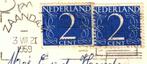976574 Zaandam Stadhuis 1959 Gelopen met postzegel, Ophalen of Verzenden, Gelopen, Noord-Holland