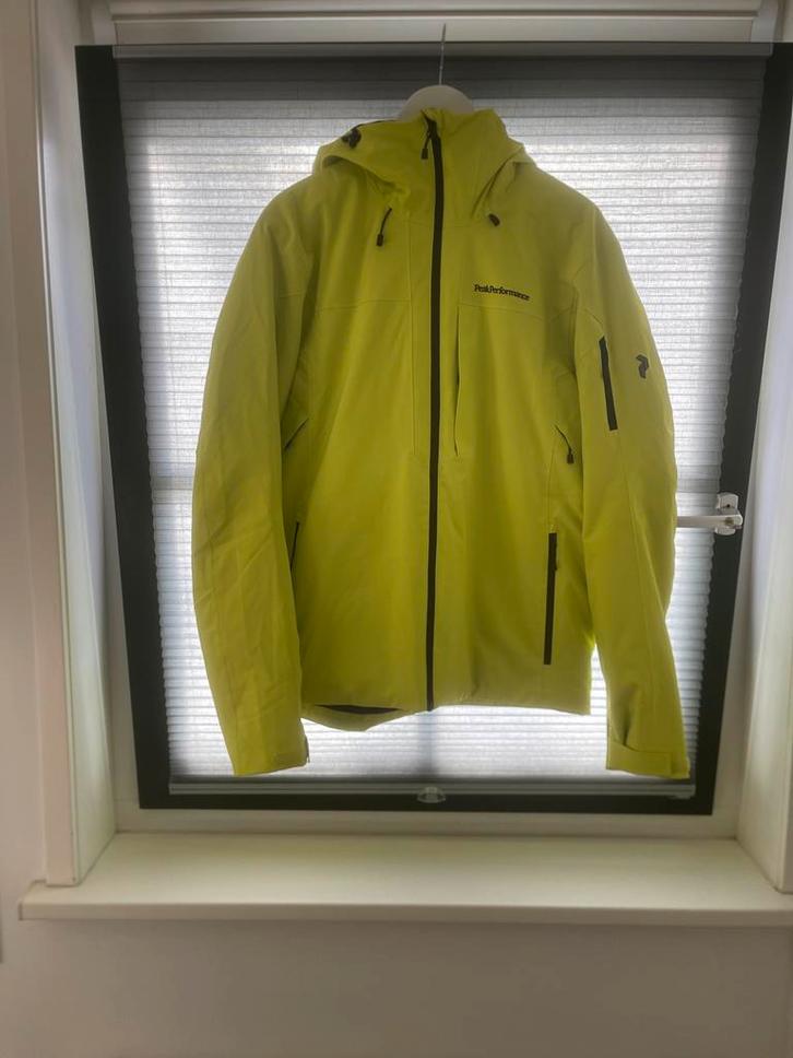 Peak Performance Jas - Maat L - Geel, Kleding | Heren, Jassen | Winter, Gedragen, Maat 52/54 (L), Geel, Ophalen of Verzenden