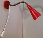 Vintage wandlamp Ikea Kvart typ V0401 - rood - rode, Ophalen of Verzenden, Gebruikt, Metaal