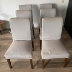IKEA Henriksdal - eetkamerstoelen 6 stuks, Huis en Inrichting, Ophalen, Zo goed als nieuw, Wit, Vijf, Zes of meer stoelen