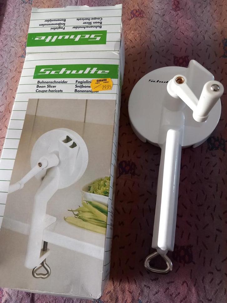 Schulte Snijboonmachine - Handig en snel!, Huis en Inrichting, Keuken | Keukenbenodigdheden, Ophalen of Verzenden