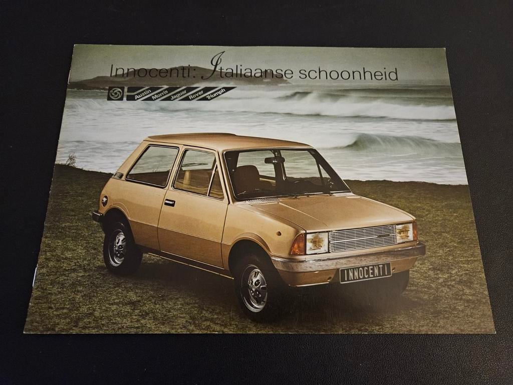 Brochure Innocenti, Boeken, Auto's | Folders en Tijdschriften, Zo goed als nieuw, Overige merken, Ophalen of Verzenden