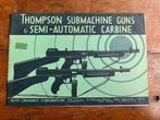WO2 Amerikaans Thompson M1928A1 verkoop folder 1936, Verzamelen, Amerika, Landmacht, Verzenden
