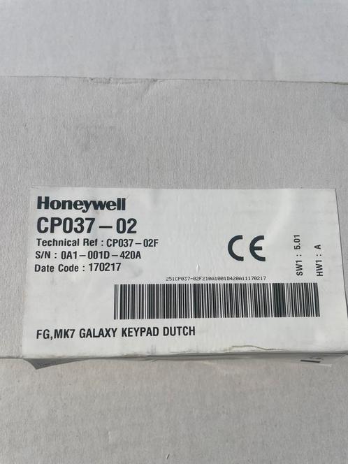 Honeywell CP037-02 codebediendeel MK7, Doe-het-zelf en Verbouw, Alarmsystemen, Nieuw, Overige typen, Overige soorten, Ophalen of Verzenden