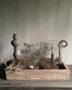 Oud houten bak dienblad oud hout stoer sober landelijk, Verzenden, Nieuw