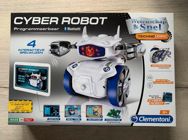 Cyber Robot - Clementoni - 8+ jaar, Kinderen en Baby's, Speelgoed | Actiefiguren, Zo goed als nieuw, Ophalen of Verzenden