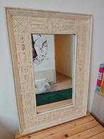 Spiegel met decoratieve lijst - 100x70 cm, Ophalen, Gebruikt, 100 tot 150 cm, Rechthoekig