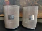 2 grote gazen windlichten riviera maison, Ophalen of Verzenden, Zo goed als nieuw, Overige materialen, 25 tot 50 cm