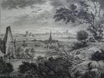 Gravure Dijkdoorbraak Z-Holland 1431 Dordrecht S. Fokke 1750, Antiek en Kunst, Kunst | Etsen en Gravures, Verzenden