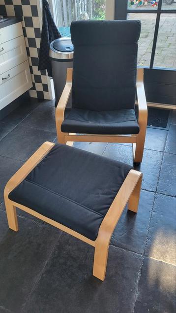Ikea Relax Stoel met Voetenbankje - Zo Goed Als Nieuw