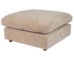 Zuiver Sense hocker beige stof maat 92 cm bij 92 cm NIEUW!, Nieuw, 75 tot 100 cm, Stof, Rechthoekig
