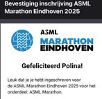 Startbewijs Eindhoven Marathon 2025 ticket entry, Eén persoon, Oktober