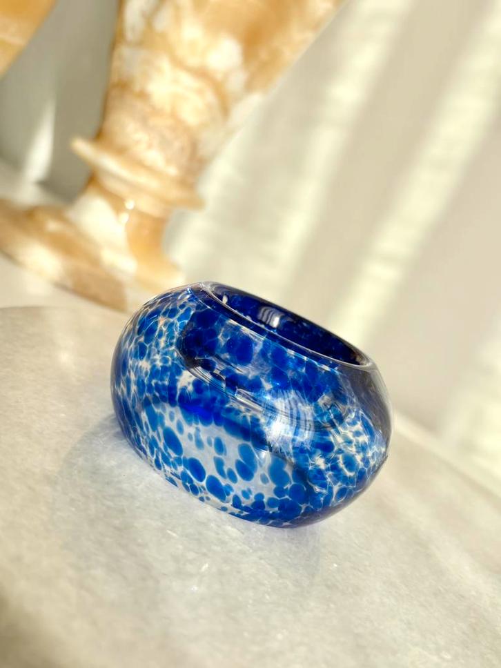 Tortoise waxinelichthouder, Antiek en Kunst, Antiek | Glas en Kristal, Ophalen of Verzenden