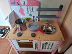 Janod houten speelgoed keuken, Kinderen en Baby's, Speelgoed | Speelkeukens, Ophalen, Gebruikt, Hout, Speelkeuken