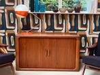 Teak houten Dyrlund audio dressoir (L,B,H) 120,52, 69 cm, Huis en Inrichting, Ophalen, Gebruikt, 100 tot 150 cm, Teakhout