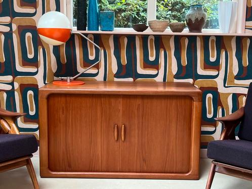 Teak houten Dyrlund audio dressoir (L,B,H) 120,52, 69 cm, Huis en Inrichting, Kasten | Dressoirs, Gebruikt, 100 tot 150 cm, 50 tot 75 cm