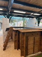 Houten zwembad 400x300x124 cm | SHOWROOMMODEL, 300 cm of meer, Zo goed als nieuw, Rechthoekig, Ophalen