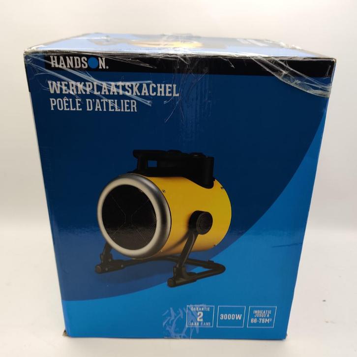 Handson werkplaatskachel met ventilator nu voor €24.99, Doe-het-zelf en Verbouw, Verwarming en Radiatoren, Zo goed als nieuw, Cv-ketel of Combi-ketel