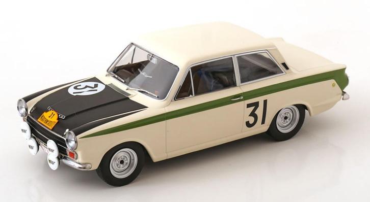 MCG 1:18 Ford Cortina MK I no 31 J.Ickx & G.Staepelaere 1966, Hobby en Vrije tijd, Modelauto's | 1:18, Nieuw, Auto, Overige merken