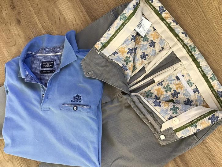 STATE OF ART!LúxePolo 48/50&MEYER!LúxeBroek Kwaliteit!Sámen:, Kleding | Heren, Heren-kledingpakketten, Zo goed als nieuw, Maat 48/50 (M)